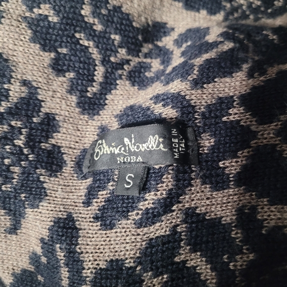 Silvia Novelli Noba Womens Cardigan Waterfall Sweater Open Front  Sz Small - Picture 4 of 6